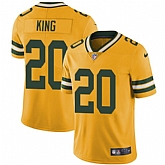 Nike Men & Women & Youth Packers 20 Kevin King Yellow NFL Vapor Untouchable Limited Jersey,baseball caps,new era cap wholesale,wholesale hats